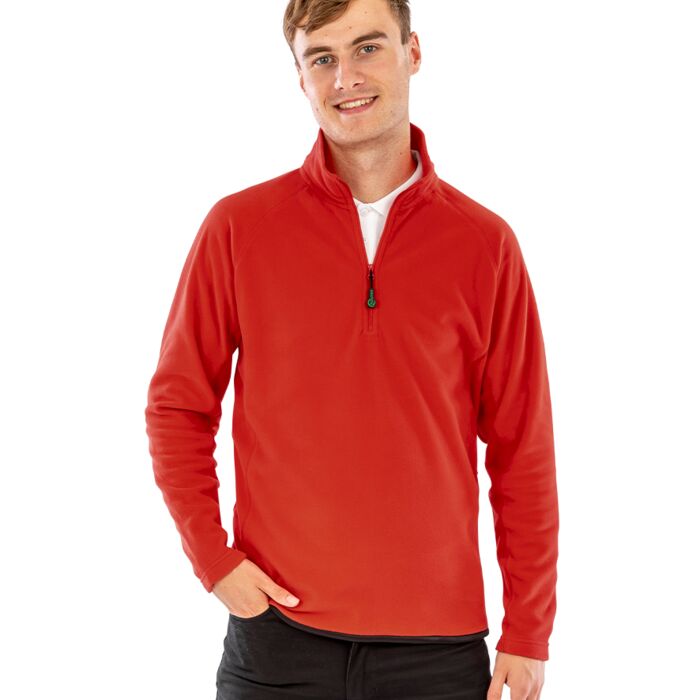 Result Recycled Zip Neck Micro Fleece Thumbnail