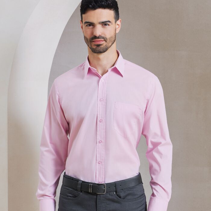 Premier Long Sleeve Poplin Shirt Thumbnail