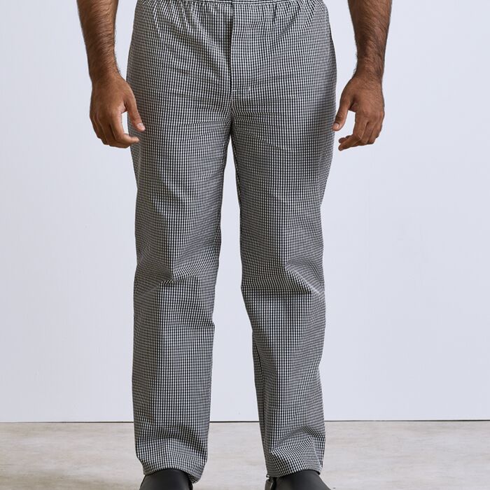 Premier Pull On Chef's Check Trousers Thumbnail