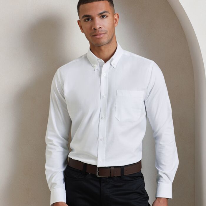 Premier Signature Long Sleeve Oxford Shirt Thumbnail
