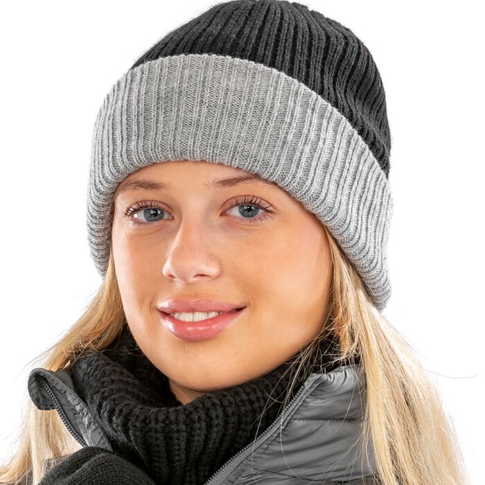 Result Double Layer Knitted Hat Thumbnail