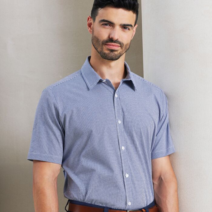 Premier Gingham Short Sleeve Shirt Thumbnail