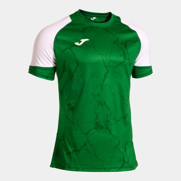 PERFORMANCE HANDBALL SHORT SLEEVE T-SHIRT GREEN WHITE Thumbnail
