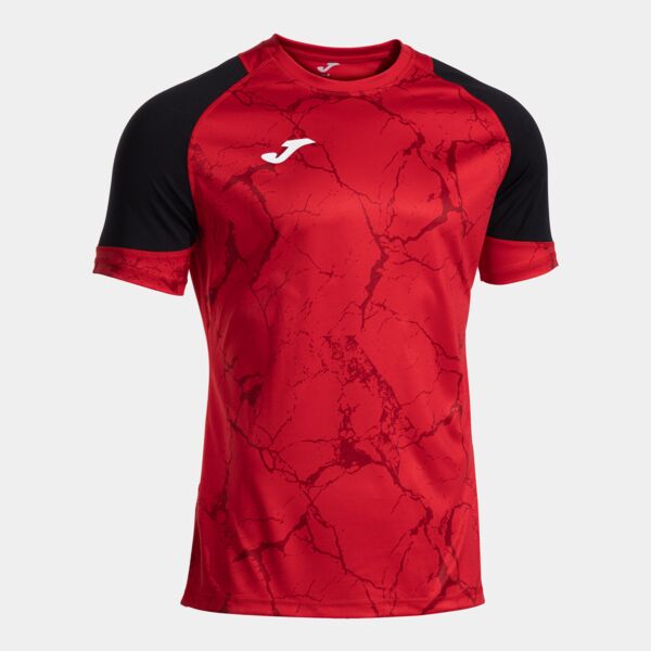 PERFORMANCE HANDBALL SHORT SLEEVE T-SHIRT RED BLACK Thumbnail