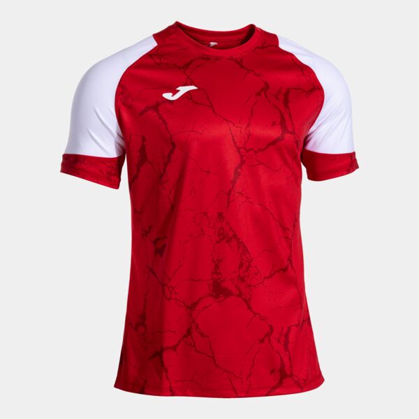 PERFORMANCE HANDBALL SHORT SLEEVE T-SHIRT RED WHITE Thumbnail