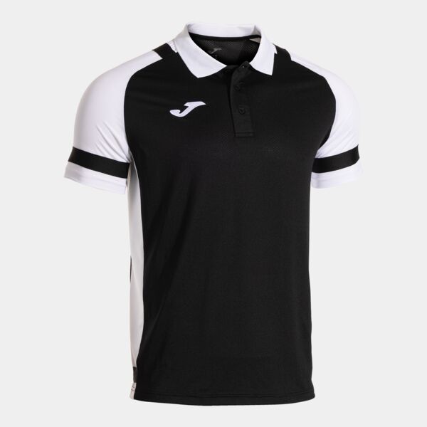 PHOENIX III SHORT SLEEVE POLO BLACK WHITE Thumbnail