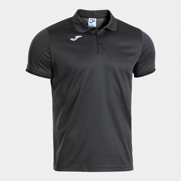 COMBI PREMIUM SHORT SLEEVE POLO DARK GRAY BLACK Thumbnail