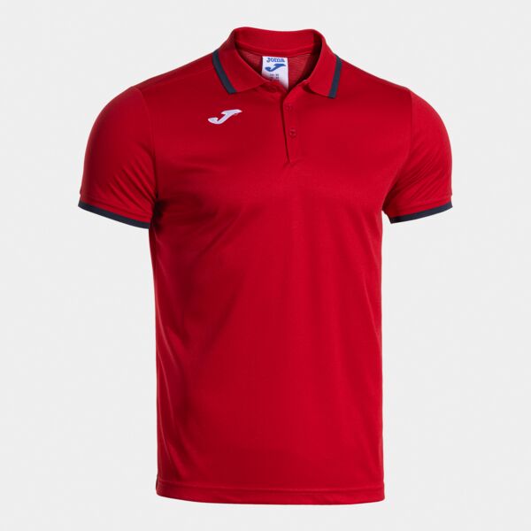 COMBI PREMIUM SHORT SLEEVE POLO RED NAVY BLUE Thumbnail