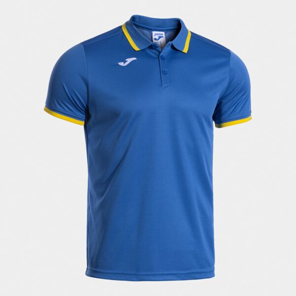 COMBI PREMIUM SHORT SLEEVE POLO ROYAL BLUE YELLOW Thumbnail