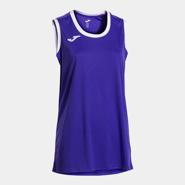 FINAL BASKET II SLEEVELESS SHIRT VIOLET WHITE Thumbnail