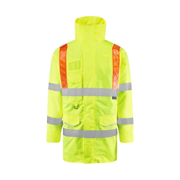 PUTFORD Leo EcoViz 4K Baffle Lined Anorak with Red Braces Thumbnail