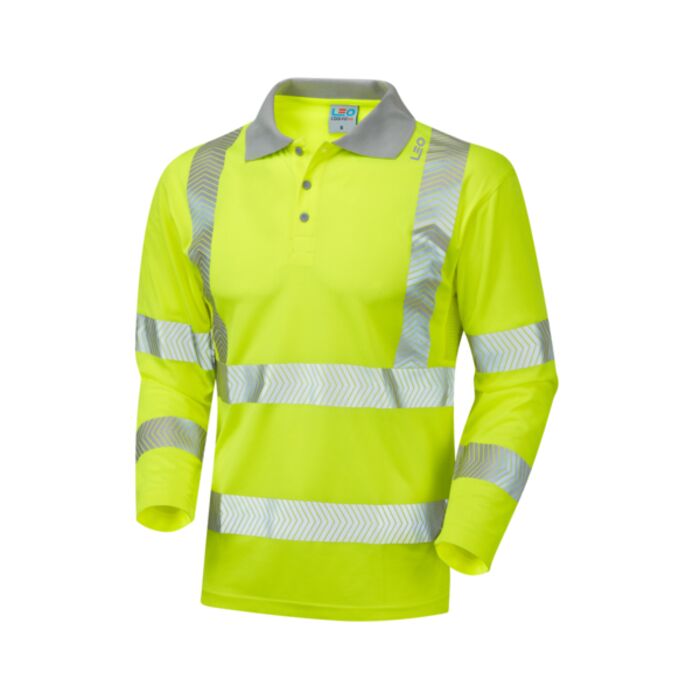 BARRICANE Leo EcoViz Performance+ Sleeved Polo Shirt Thumbnail
