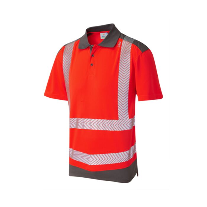PEPPERCOMBE Leo EcoViz Performance+ Dual Colour Polo Shirt Thumbnail