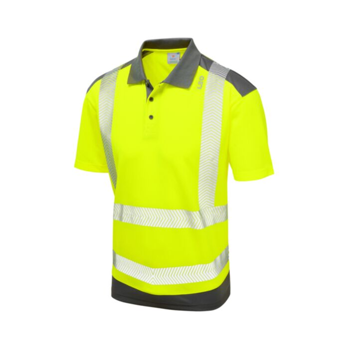 PEPPERCOMBE Leo EcoViz Performance+ Dual Colour Polo Shirt Thumbnail