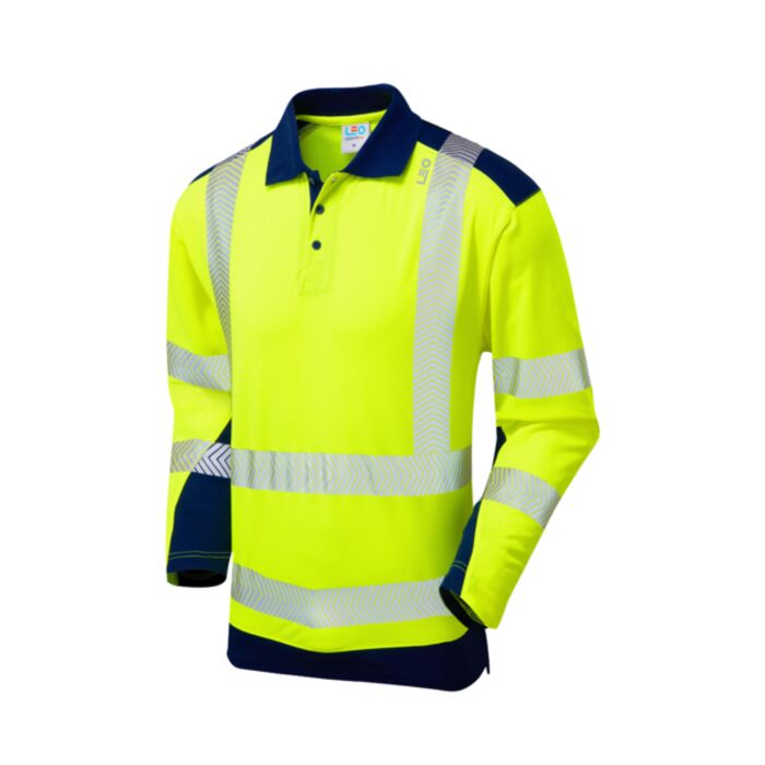 WRINGCLIFF Leo EcoViz Performance+ Dual Colour Polo Shirt Thumbnail