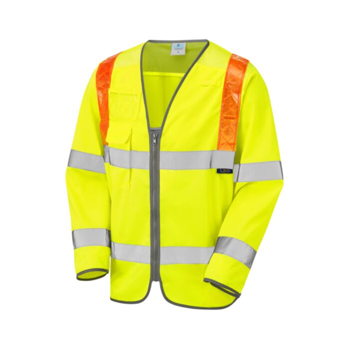 BARBROOK Leo EcoViz Sleeved Waistcoat with Red Braces Thumbnail