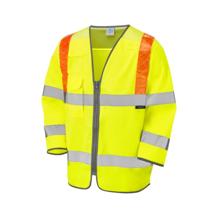 TADDIPORT Leo EcoViz 3/4 Sleeve Waistcoat with Red Braces Thumbnail