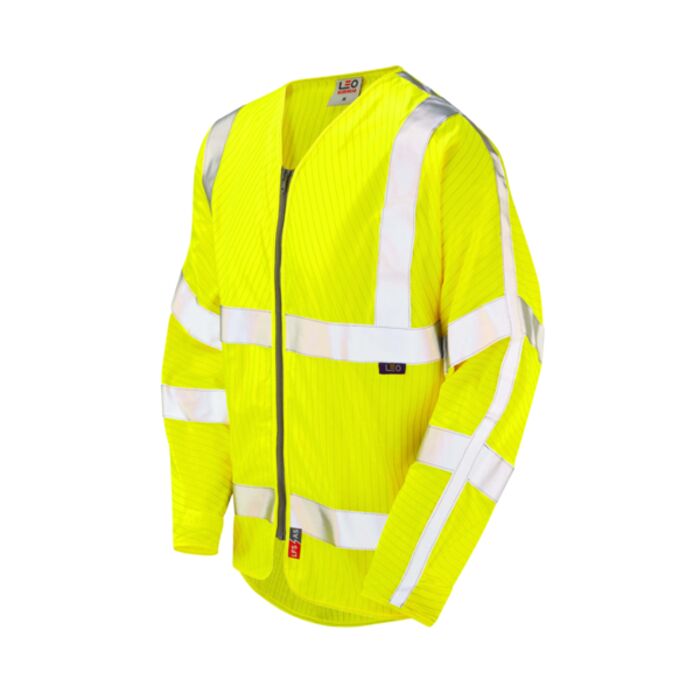 HUISH Leo EcoViz LFS/AS Sleeved Zip Waistcoat (EN 14116 & EN Thumbnail