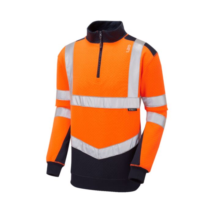 TAPELEY Leo EcoViz Dual Colour 1/4 Zip Sweatshirt Thumbnail