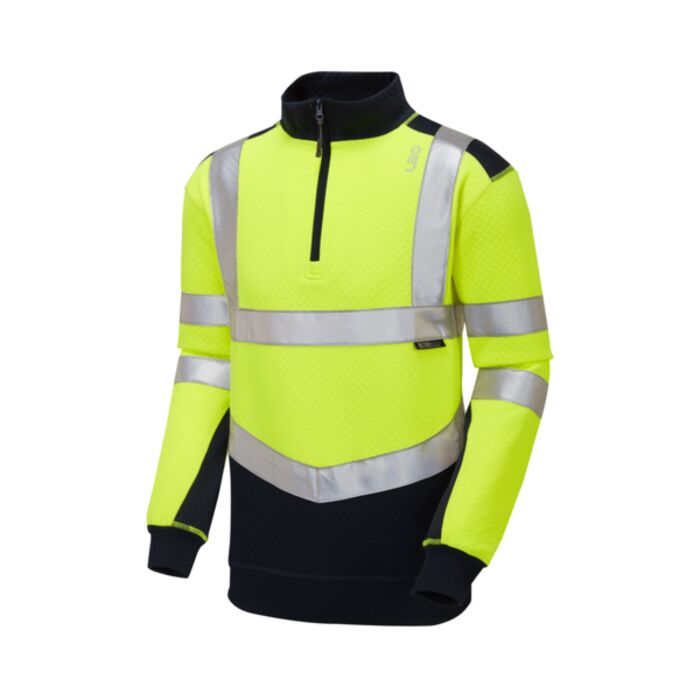 TAPELEY Leo EcoViz Dual Colour 1/4 Zip Sweatshirt Thumbnail
