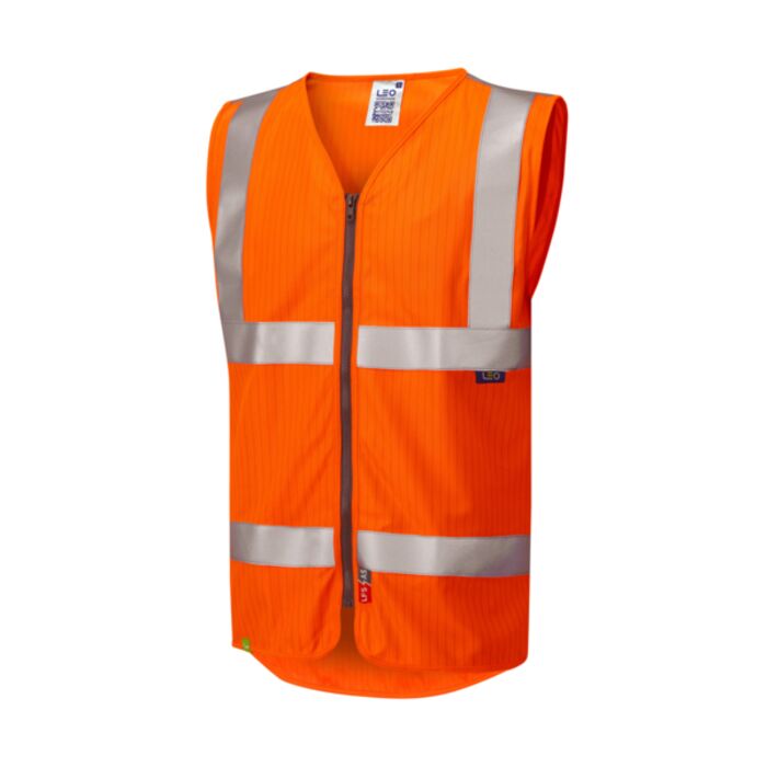 JACOBSTOWE Leo EcoViz LFS/AS Zip Waistcoat (EN 14116 & EN 11 Thumbnail
