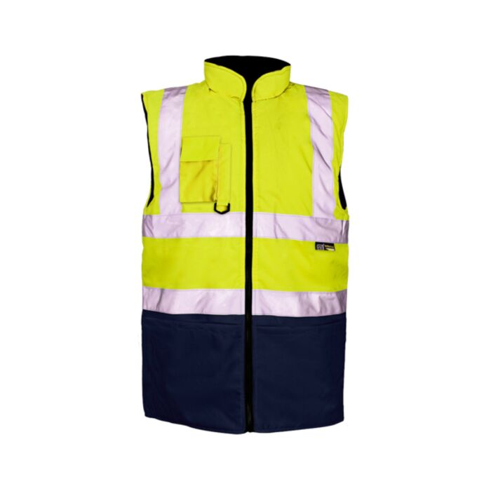 Supertouch Yellow/Navy 2 Tone Bodywarmer Thumbnail