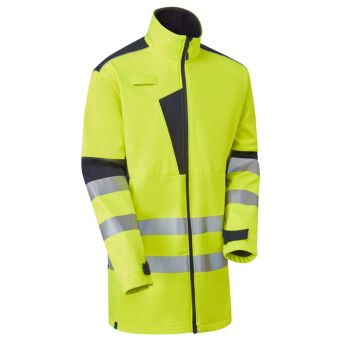 HV System Eco 3-Layer Yellow Softshell Parka Thumbnail
