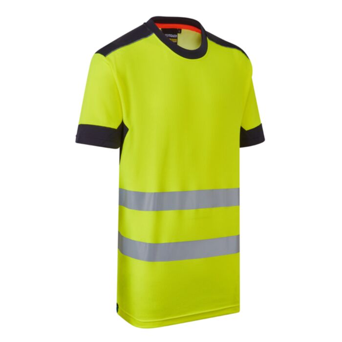 System Hi-Vis Eco CottonCool Yellow T-Shirt Thumbnail
