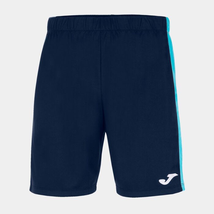 NAVY BLUE-FLUORESCENT TURQUOISE BLUE ACADEMY SHORTS Thumbnail