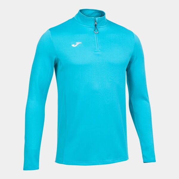 SWEATSHIRT RUNNING NIGHT TURQUOISE FLUORESCENT Thumbnail