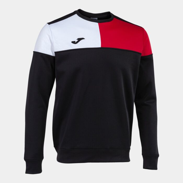 CREW V SWEATSHIRT BLACK RED WHITE Thumbnail