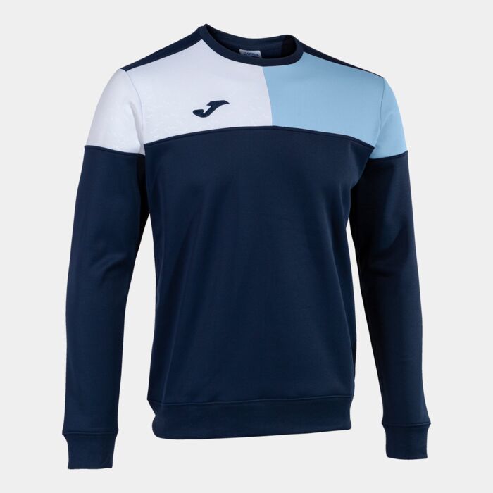 CREW V SWEATSHIRT NAVY SKY BLUE WHITE Thumbnail
