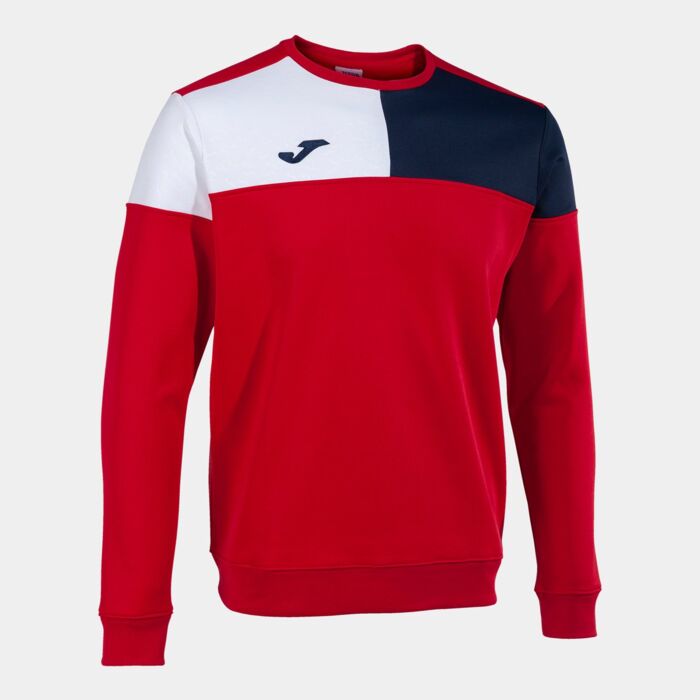 CREW V SWEATSHIRT RED NAVY WHITE Thumbnail