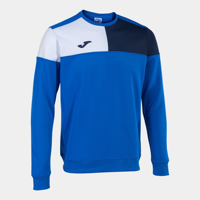 CREW V SWEATSHIRT ROYAL NAVY WHITE Thumbnail