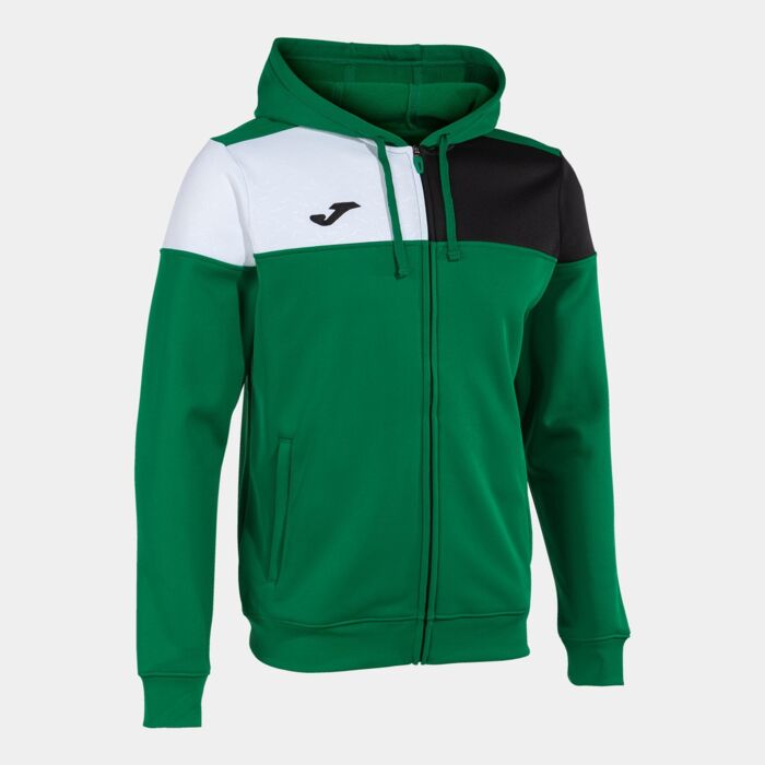 CREW V ZIP-UP HOODIE GREEN BLACK WHITE Thumbnail