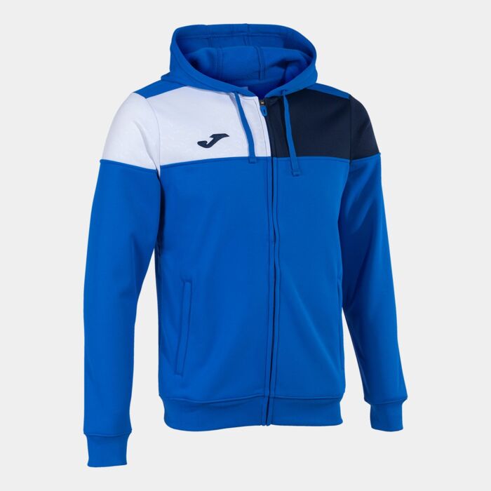 CREW V ZIP-UP HOODIE ROYAL NAVY WHITE Thumbnail