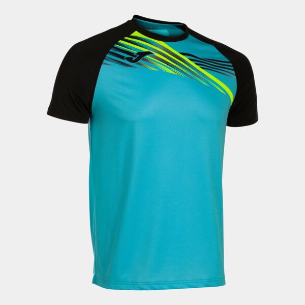 ELITE X SHORT SLEEVE T-SHIRT FLUOR TURQUOISE BLACK Thumbnail