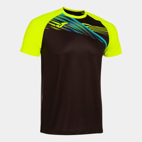 ELITE X SHORT SLEEVE T-SHIRT BLACK FLUOR YELLOW Thumbnail