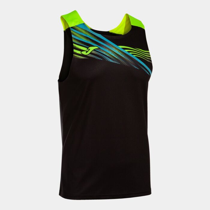 ELITE X SLEEVELESS SHIRT BLACK FLUOR YELLOW Thumbnail