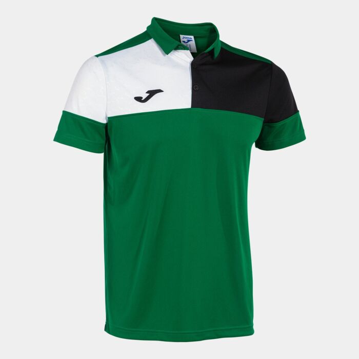 CREW V SHORT SLEEVE POLO GREEN BLACK WHITE Thumbnail
