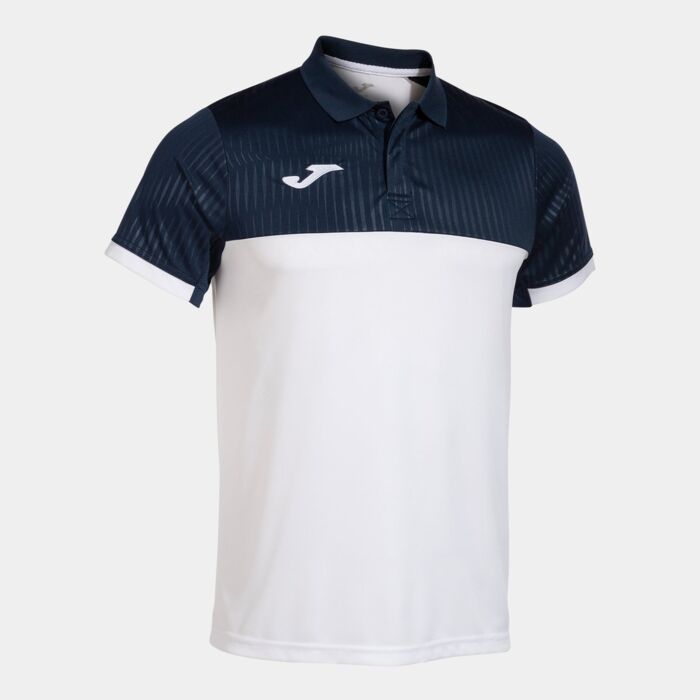 MONTREAL SHORT SLEEVE POLO WHITE NAVY Thumbnail