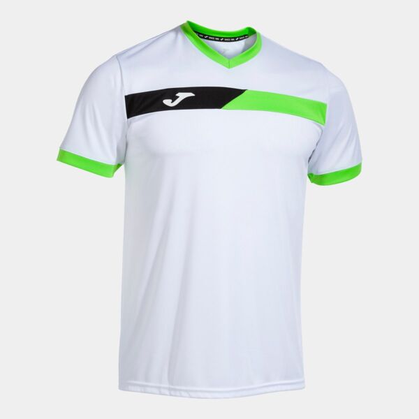 COURT SHORT SLEEVE T-SHIRT WHITE FLUOR GREEN BLACK Thumbnail