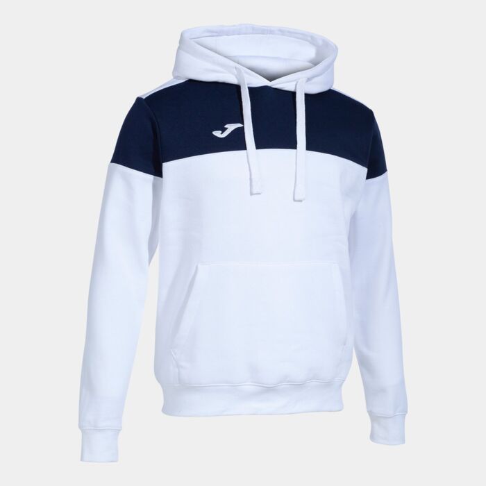 CREW V HOODIE WHITE NAVY Thumbnail