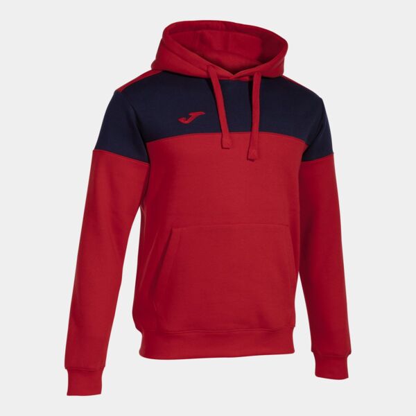 CREW V HOODIE RED NAVY Thumbnail