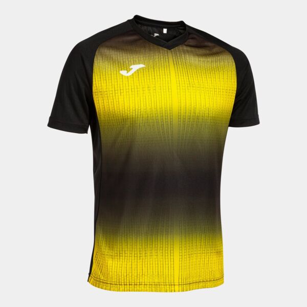 TIGER V SHORT SLEEVE T-SHIRT BLACK YELLOW Thumbnail