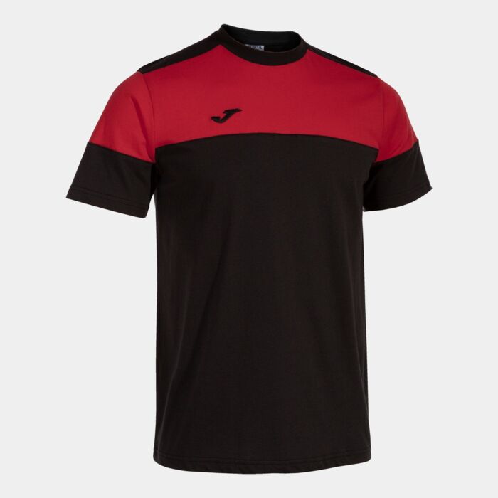 CREW V SHORT SLEEVE T-SHIRT BLACK RED Thumbnail