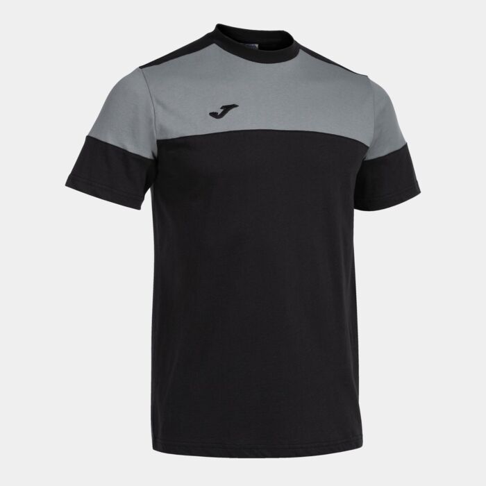 CREW V SHORT SLEEVE T-SHIRT BLACK GREY Thumbnail