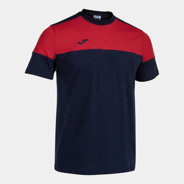 CREW V SHORT SLEEVE T-SHIRT NAVY RED Thumbnail