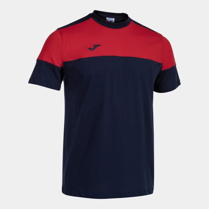 CREW V SHORT SLEEVE T-SHIRT NAVY RED Thumbnail