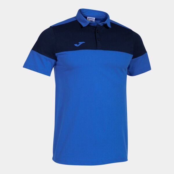 CREW V SHORT SLEEVE POLO ROYAL NAVY Thumbnail